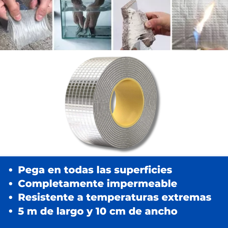Cinta Super Impermeable ColaMax™ - La Solución para las Grietas
