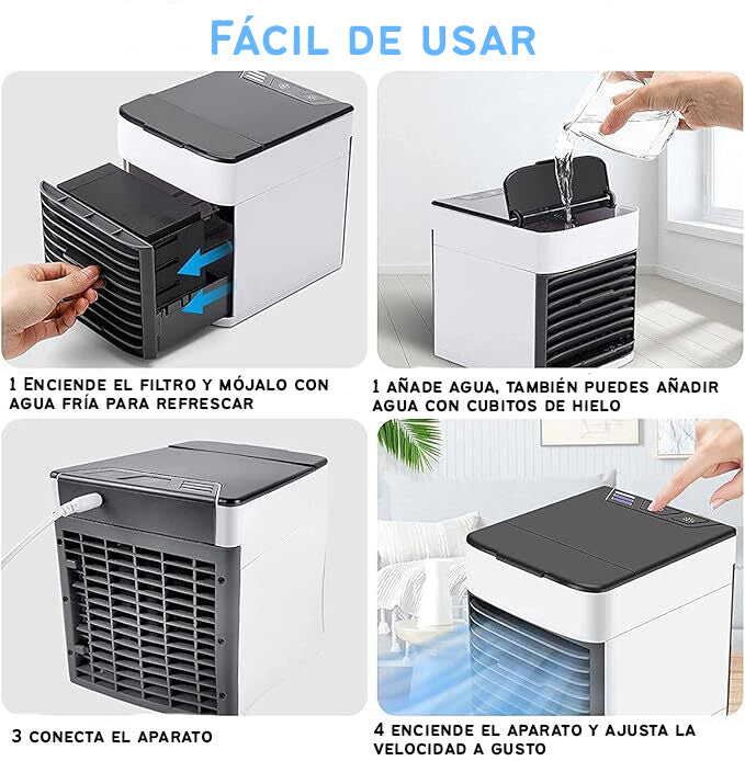 Aire Acondicionado Portátil 3 en 1 – Aire fresco donde vayas, sin cables