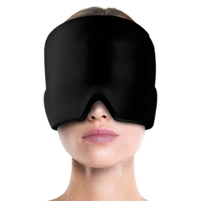 Gorro de Gel Frío para Migrañas, Dolores de Cabeza y Estrés