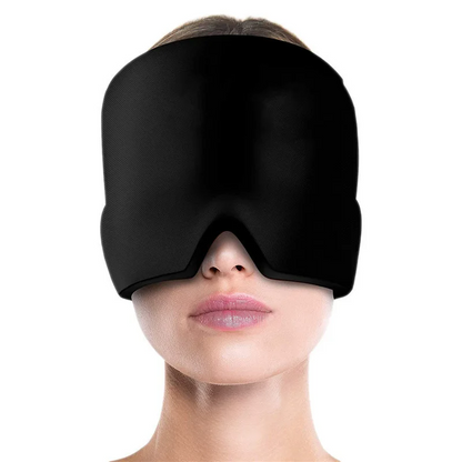 Gorro de Gel Frío para Migrañas, Dolores de Cabeza y Estrés