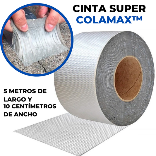 Cinta Super Impermeable ColaMax™ - La Solución para las Grietas